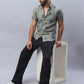 Men's Embroidered Cotton Casual Shirt
