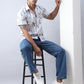 Printed Cotton Casual Shirt For Men