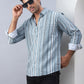 Striped Cotton Casual Shirt For Men