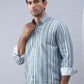 Striped Cotton Casual Shirt For Men