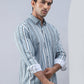 Striped Cotton Casual Shirt For Men