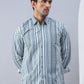 Striped Cotton Casual Shirt For Men
