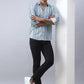 Striped Cotton Casual Shirt For Men