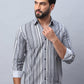 Striped Cotton Casual Shirt For Men