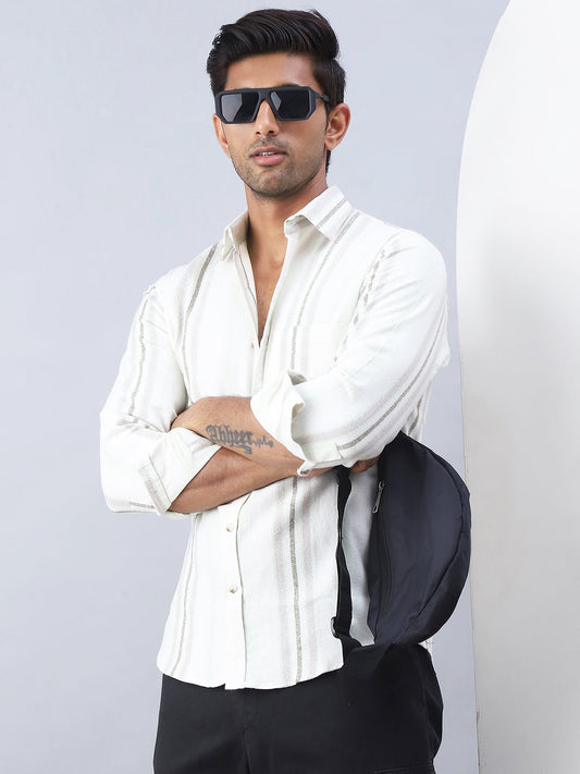 Striped Casual Shirt for Men