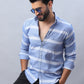 Striped Cotton Casual Shirt For Men