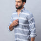 Striped Cotton Casual Shirt For Men