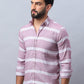 Striped Cotton Casual Shirt For Men