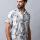 Abstract Printed Casual Shirt for Men