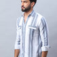 Striped Cotton Casual Shirt for Men