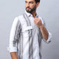 Striped Cotton Casual Shirt for Men