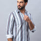 Striped corduroy Casual Shirt for Men