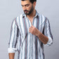 Striped corduroy Casual Shirt for Men