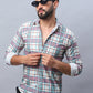 Checked corduroy Casual Shirt for Men