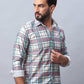 Checked corduroy Casual Shirt for Men