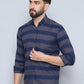 Striped Regular Fit Casual Shirt For Men