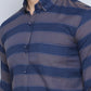 Striped Regular Fit Casual Shirt For Men