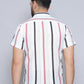 Striped Semi Sheer Casual Shirt For Men