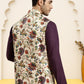 Silk Blend Ethnic Wear Nehru Jacket ( WaistCoat 3001Cream )