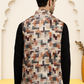 Silk Blend Ethnic Wear Nehru Jacket ( WaistCoat 3003Beige )