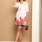 Printed Flared Dress For Women