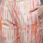 Women's Digital Printed Crop Top and Jacket Set ( JNCS 3007 Orange )
