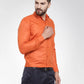 Jainish Men's Cotton Solid Dark Orange Formal Shirt's ( SF 361DO )