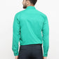 Jainish Green Formal Shirt with black detailing ( SF 411Green )