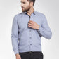 Jainish Light Grey Formal Shirt with black detailing ( SF 411Light-Grey )