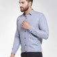 Jainish Light Grey Formal Shirt with black detailing ( SF 411Light-Grey )