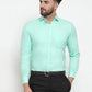 Jainish Green Formal Shirt with white detailing ( SF 419Green )