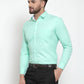Jainish Green Formal Shirt with white detailing ( SF 419Green )