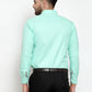 Jainish Green Formal Shirt with white detailing ( SF 419Green )