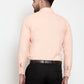 Jainish Orange Formal Shirt with white detailing ( SF 419Orange )