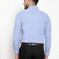 Jainish Sky Blue Formal Shirt with white detailing ( SF 419Sky )