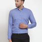 Jainish Blue Men's Cotton Solid Button Down Formal Shirts ( SF 713Light-Blue )