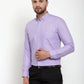 Jainish Purple Men's Cotton Solid Button Down Formal Shirts ( SF 713Light-Purple )