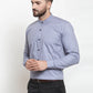 Jainish Grey Men's Cotton Solid Mandarin Collar Formal Shirts ( SF 726Light-Grey )