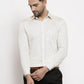 Jainish Cream Men's Cotton Polka Dots Formal Shirts ( SF 736Cream )