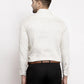 Jainish Cream Men's Cotton Polka Dots Formal Shirts ( SF 736Cream )