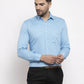 Jainish Blue Men's Cotton Polka Dots Formal Shirts ( SF 736Sky )