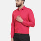 Jainish Red Men's Cotton Polka Dots Formal Shirts ( SF 739Red )