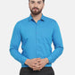 Jainish Blue Men's Cotton Polka Dots Formal Shirts ( SF 739Sky )