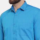 Jainish Blue Men's Cotton Polka Dots Formal Shirts ( SF 739Sky )