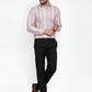 Jainish Pink Men's Cotton Striped Formal Shirt's ( SF 748Light-Pink )