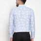 Jainish Blue Men's Cotton Printed Formal Shirt's ( SF 751Sky )