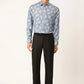 Jainish Blue Men's Cotton Printed Formal Shirt's ( SF 755Sky )