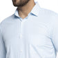 Jainish Blue Men's Cotton Checked Formal Shirt's ( SF 758Sky )