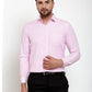 Jainish Pink Men's Cotton Striped Formal Shirt's ( SF 759Pink )