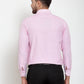 Jainish Pink Men's Cotton Striped Formal Shirt's ( SF 759Pink )
